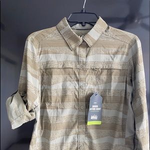 REI Co-op Sahara Button-Up Long-Sleeve shirt Small